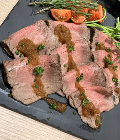 ステーキやローストビーフがおすすめ