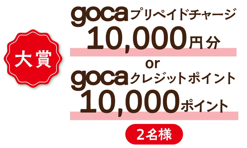 大賞 gocaプリペイド10,000円分