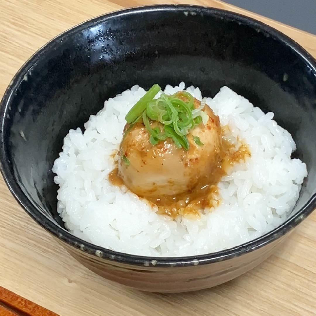 煮卵ごはん