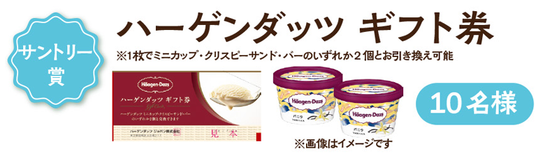 サントリー賞 ギフト券