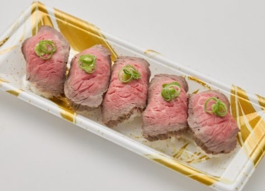 SHIN ルビー牛 低温熟成ローストビーフ寿司